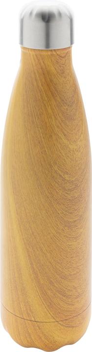 Xd Collection Flasche HolzEffekt Edelstahl 500ml (0.50 l)