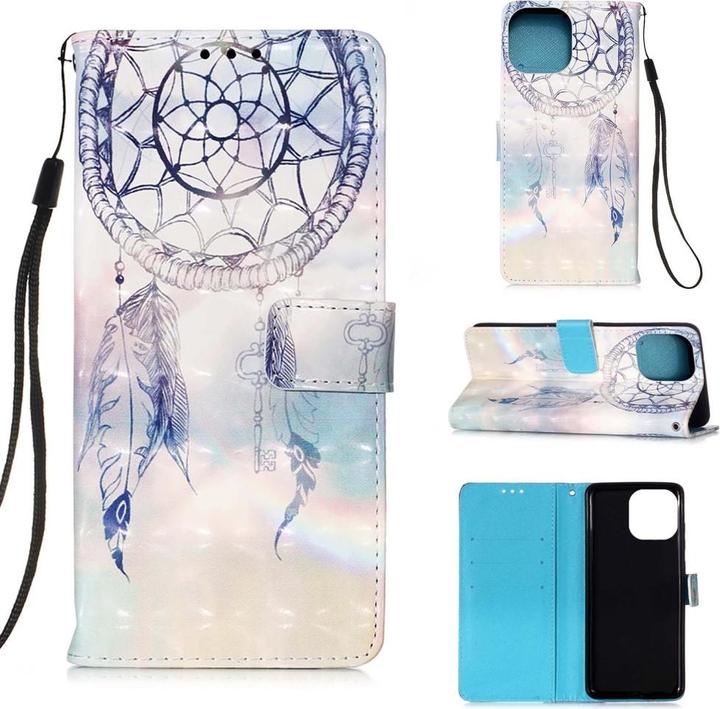 Immagine prodotto Ueli Express Custodia a libro per iPhone 13 Custodia con portacarte Dreamcatcher Large (Apple iPhone 13)