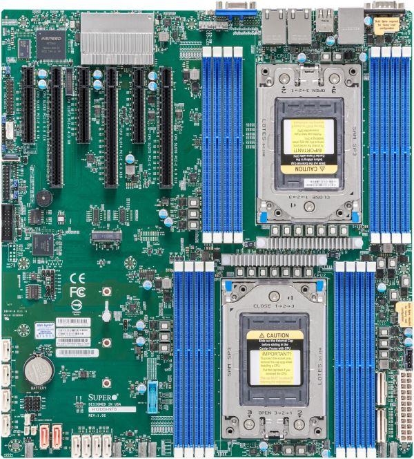 Actual product image Supermicro H12DSi-NT6 (SP3, AMD SoC, E-ATX)