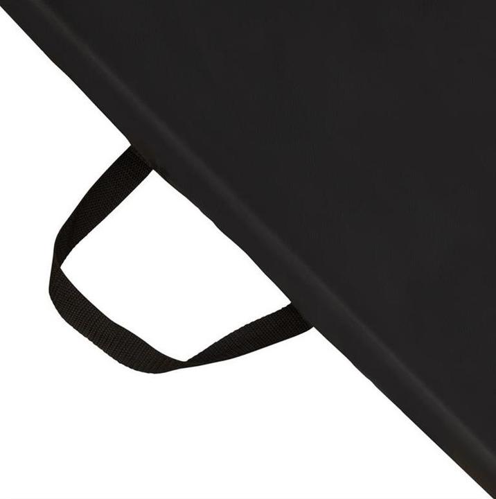 Actual product image HMS Sulankstomas gimnastikos kilimėlis Premium MGS02 1800x600mm, juodas (50 mm)