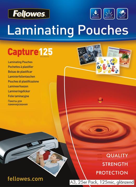Produktbild Fellowes Capture 125 (A3, 25 Stück, 125 µm)