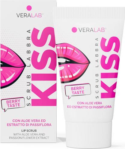 Actual product image Veralab Kiss Lip Scrub Exfoliating And Smoothing 20 Milliliters (Scrub, 20 ml)