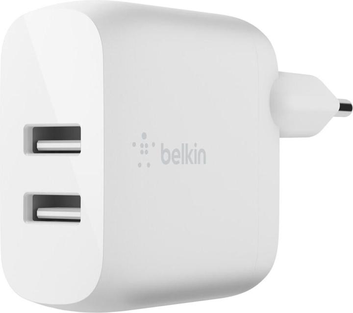 Actual product image Belkin Dual USB-A Ladegerät, 24W incl. USB-C Kabel 1 (12 W)
