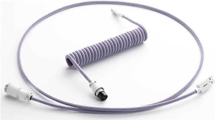 Produktbild CableMod Pro Coiled Keyboard Cable USB-C zu USB Typ A, Rum Raisin (1.50 m, USB 2.0)