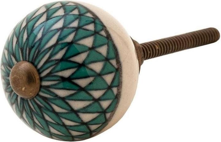 Produktbild Tranquillo Möbelgriff handgemacht, Ø 3 cm, Mehrfarbig/Messing