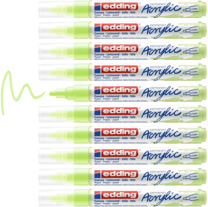 Produktbild Edding Acrylmarker 5100 Medium (Pastellgrün, 3 mm, 1 x)