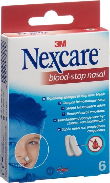 Produktbild 3M Blood Stop Nasal Plugs Nasenbluten Box (First Aid Kit)