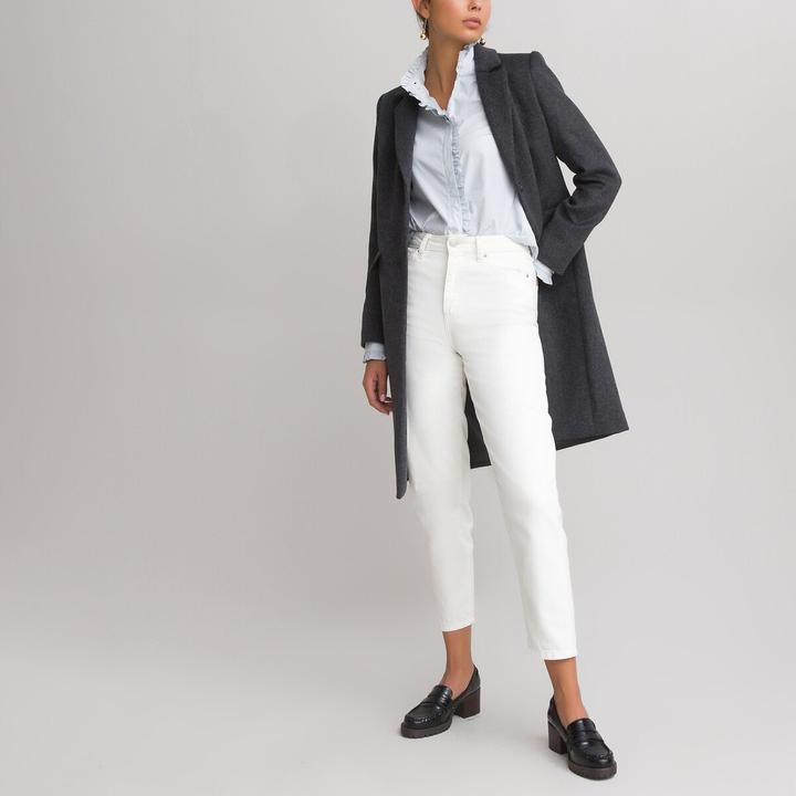 Actual product image La Redoute Collections Coat with button fastening (36)