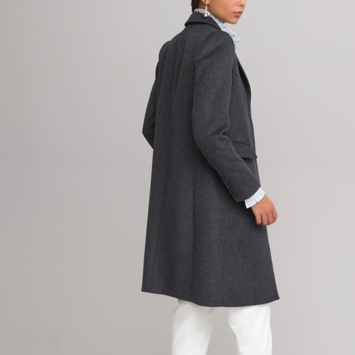 Actual product image La Redoute Collections Coat with button fastening (36)