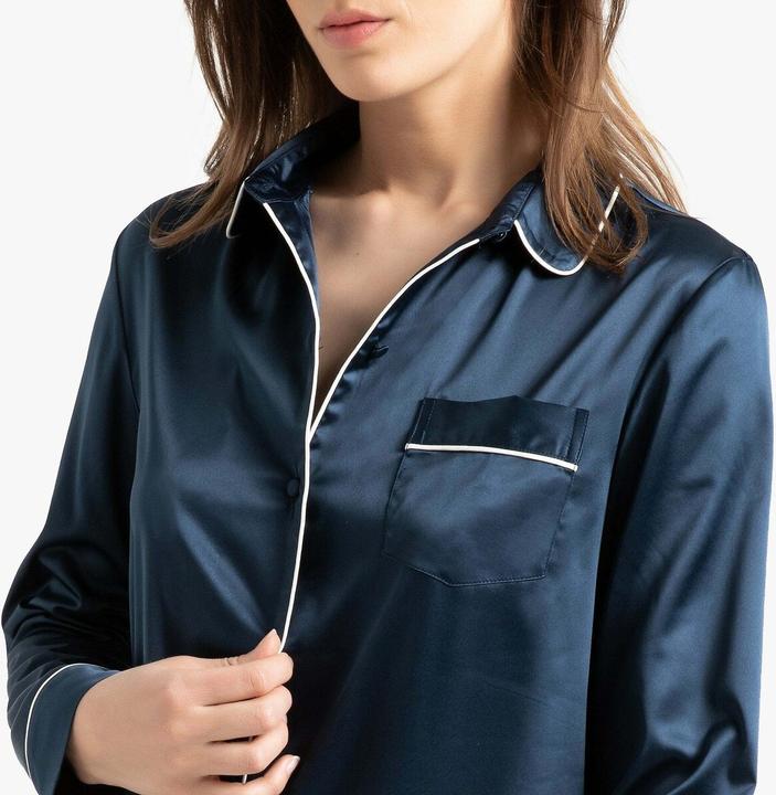 Immagine prodotto La Redoute Collections Camicia da notte a maniche lunghe in raso (48)