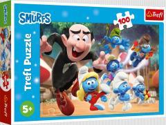 Actual product image Trefl Puzzle 100 - Smurfs (100 pieces)