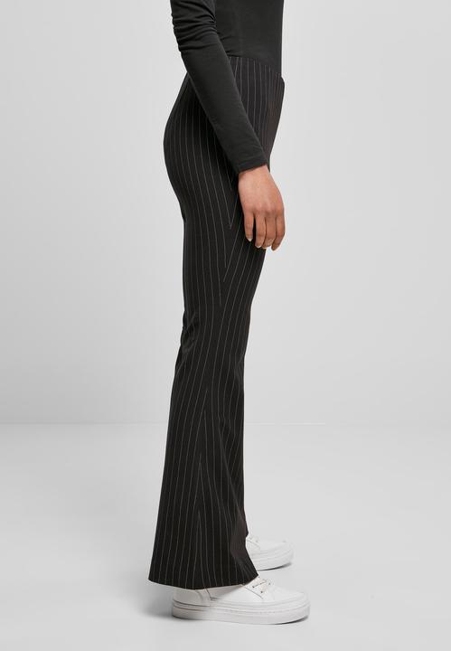 Actual product image Urban Classics Ladies Flared Pin Stripe Pants (3XL)