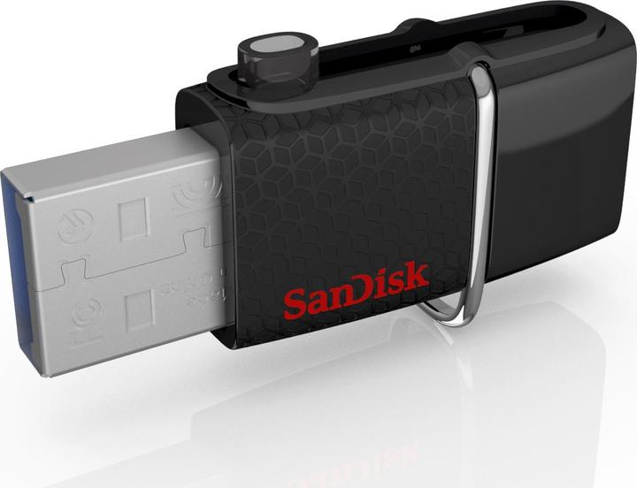 Actual product image SanDisk USB3.0 Ultra Dual 32GB OTG (32 GB, USB-A, Micro USB-A)