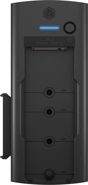 Actual product image Icy Box DockingStation for NVMe M.2 SSD & SATA drives IB-180MS-C31