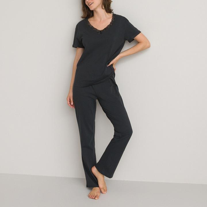 Image du produit La Redoute Collections Pyjama en jersey à manches courtes (36, 38)