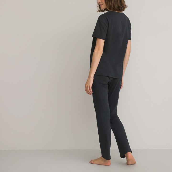Image du produit La Redoute Collections Pyjama en jersey à manches courtes (36, 38)