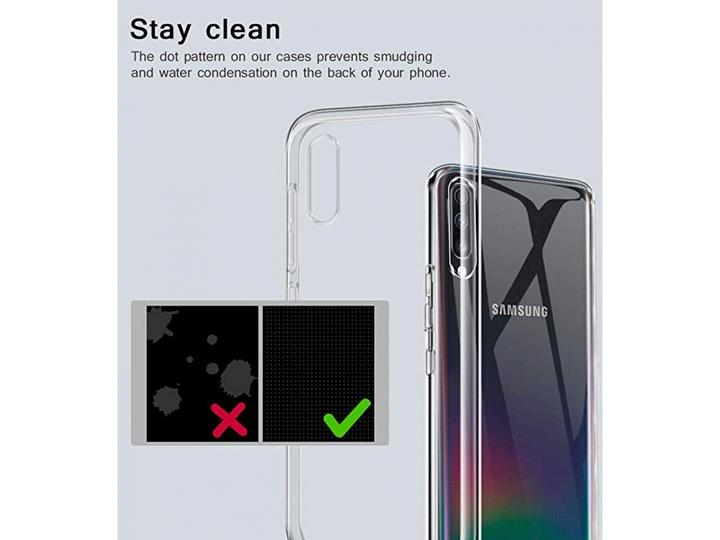 Actual product image Screenguard Samsung Galaxy A70 Flexible TPU Clear Case (Samsung Galaxy A70)