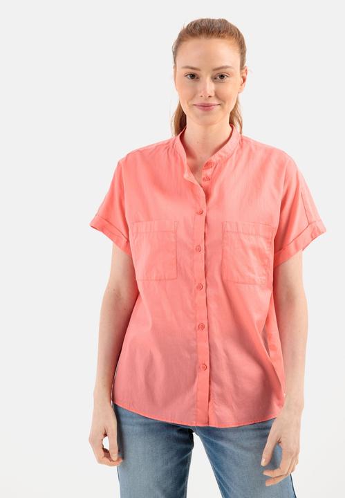 Produktbild Camel Active Baumwollbluse mit Stehkragen (M)