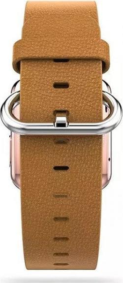Produktbild Hermex Apple Watch 44mm / 42mm HOCO Echtleder Armband Band mit Adapter BRAUN (44 mm, 42 mm, Echtes Leder)