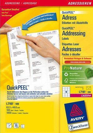 Actual product image Avery Address labels