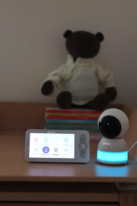 Produktbild Beaba Video Baby Monitor ZEN Light weiss ohne Stecker (Babyphone mit Kamera, 300 m)
