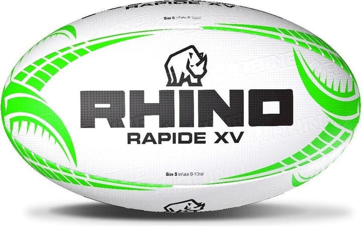 Actual product image Rapide XV rugby ball made of plastic and rubber