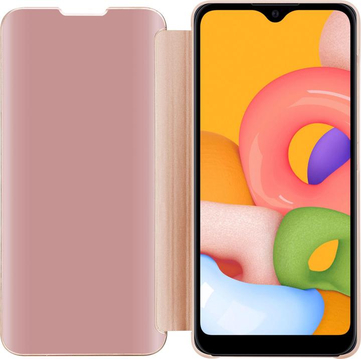 Actual product image Cadorabo Book Smart View Mirror Cover (Samsung Galaxy A01)