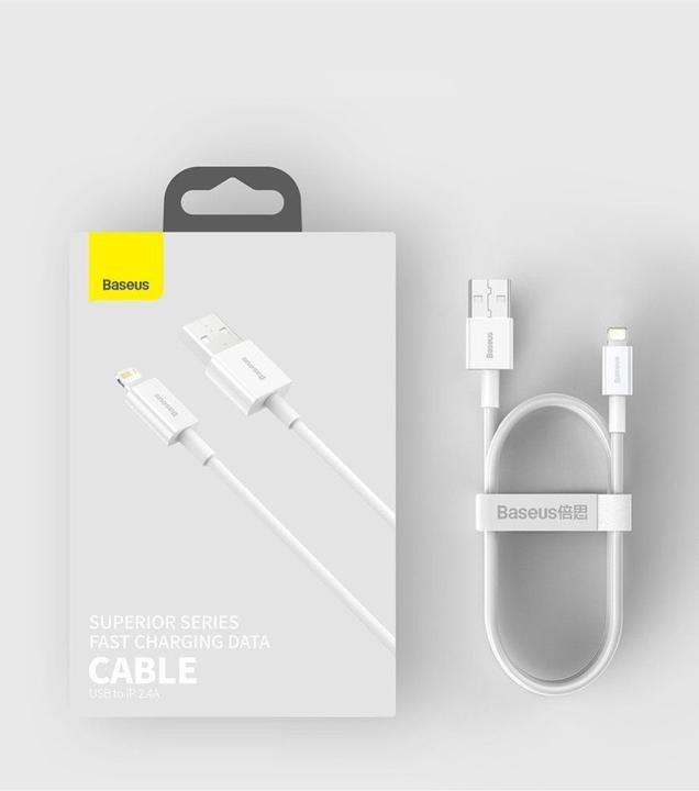 Produktbild Baseus Superior Series Cable USB to iP 2.4A 2m (black) (2 m, USB 2.0)
