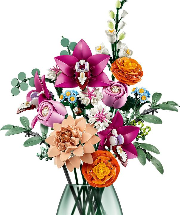 Actual product image LEGO Schöner Rosafarbener Blumenstrauss (10342, LEGO Botanical, LEGO Icons)