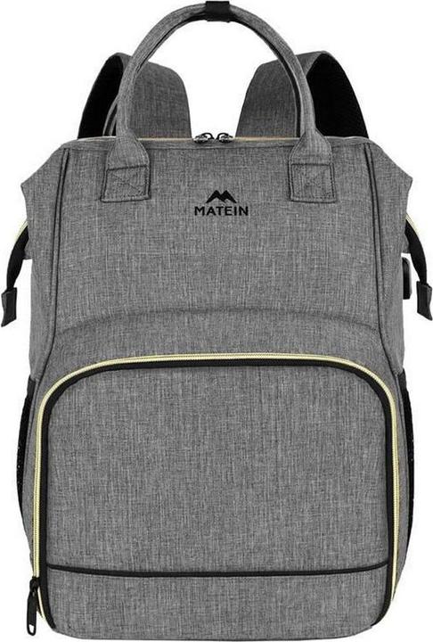 Immagine prodotto Matein Zaino per laptop / Borsa pranzo 15.6" 1368 USB Grigio (18 l)
