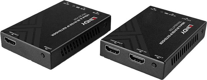 Image du produit Lindy HDMI & IR via IP Extender Étend la portée du signal HDMI en utilisant un réseau IP