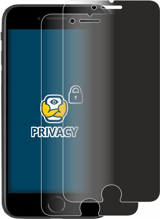 Actual product image BROTECT Anti-spy privacy film Blue light protection film (2 Piece, Apple iPhone SE (2nd Gen))