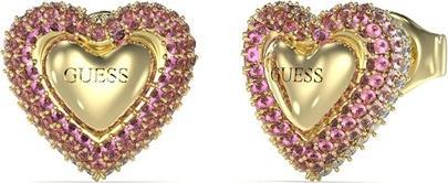 Guess Beautiful Gold-Plated Earrings Hearts Beloved Jube05008jwygpkt/U (Edelstahl)