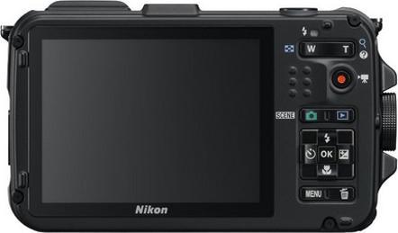 Produktbild Nikon Coolpix AW100, 16MP, Wasserfest, 5x Zoom, Schwarz (1/2,3'')