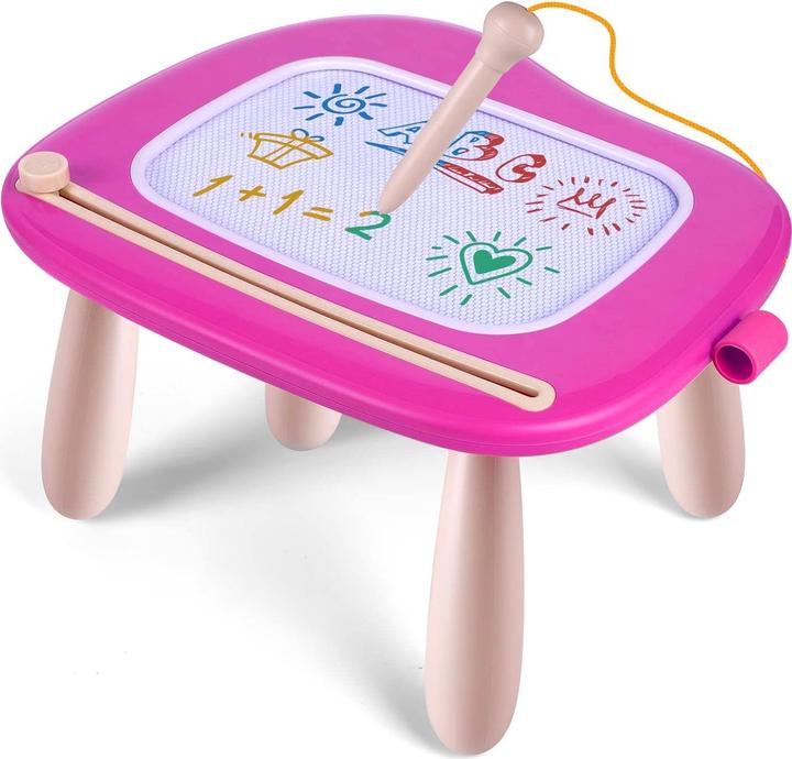 Produktbild Activity Board Kinderspielzeug ab 1 Jahr, Magnetische Maltafel Zaubertafel Bunt Zeichentafel Magnettafel mit 4