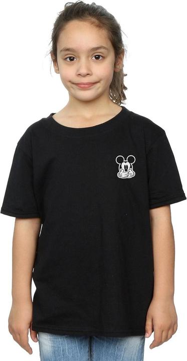 Immagine prodotto Disney Mickey Mouse Dont Speak Breast Print Maglietta Ragazze (140, 146)