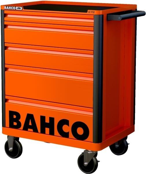Produktbild Bahco 26"-E72-Werkstattwagen mit 5 Schubladen, schwarz, 693 mm × 510 mm × 955 mm (5 x)
