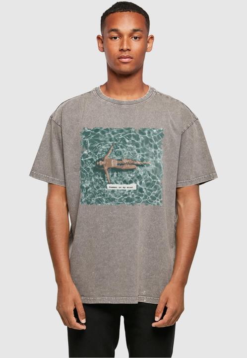 Actual product image Merchcode Summer - On My Mind Acid Washed Oversize Tee - 112607 (S)