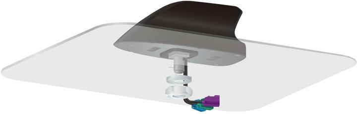 Produktbild Delock Shark Fin Antenne mit LTE + WLAN + GNSS Multiband (GPS, WLAN)