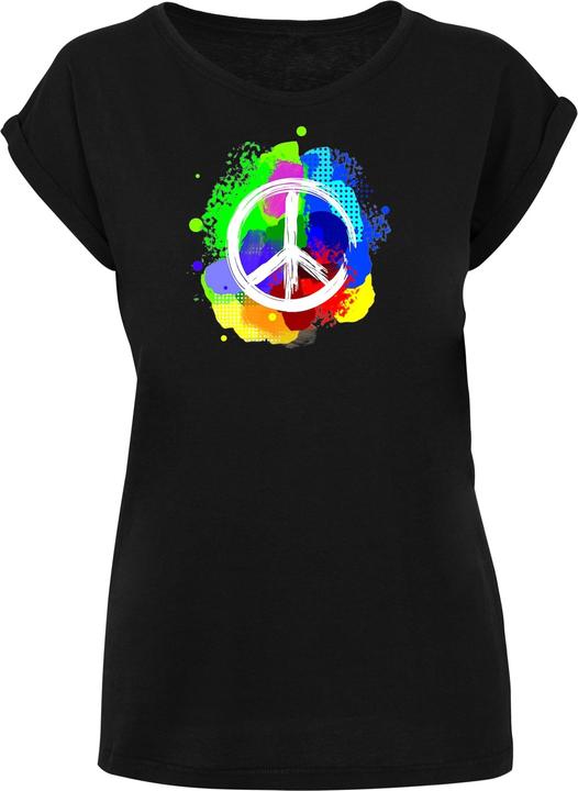 Immagine prodotto Merchcode Donna Peace - Maglietta a spalla estesa Graffiti - 161387 (XL)