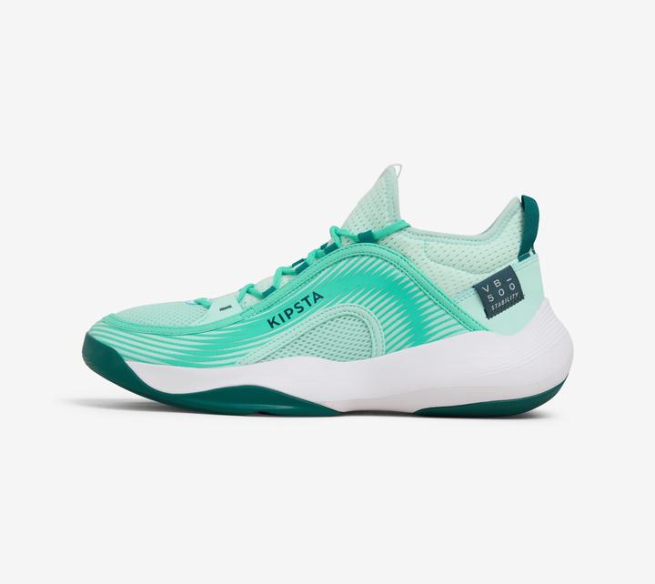 Allsix Damen/Herren Volleyballschuhe - Stability 500 grün