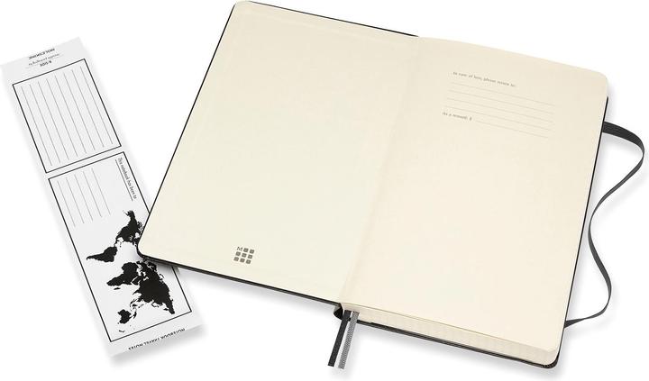 Actual product image Moleskine L/A5 - notebook - extended version (A5, Checked, Hardcover)