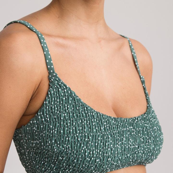 Produktbild La Redoute Collections Getupftes Bikini-Oberteil (42)