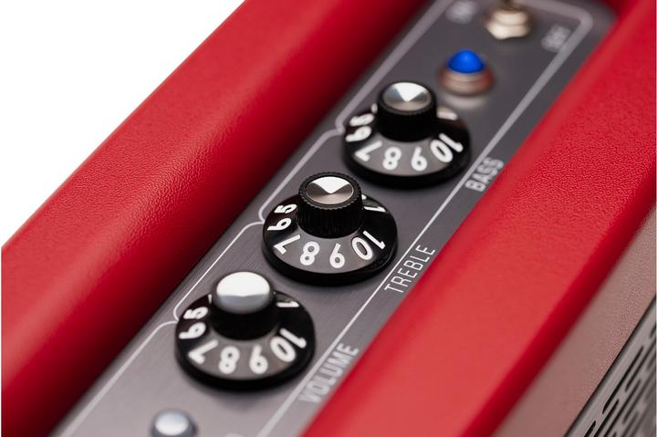 Actual product image Fender Bluetooth Speaker Newport 2 Metal, Red (12 h, Rechargeable battery operated, Electrical connection)