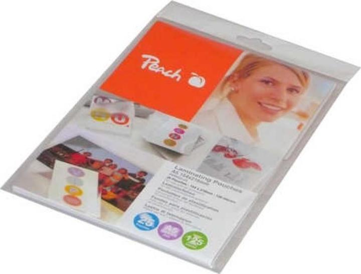 Produktbild Peach Laminierfolie A5 (A5, 25 Stück, 125 µm)
