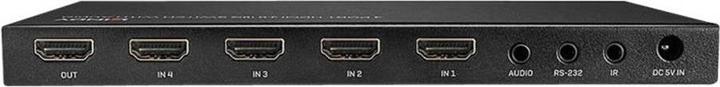 Actual product image Lindy 4 Port HDMI 2.0 18G Switch with Audio