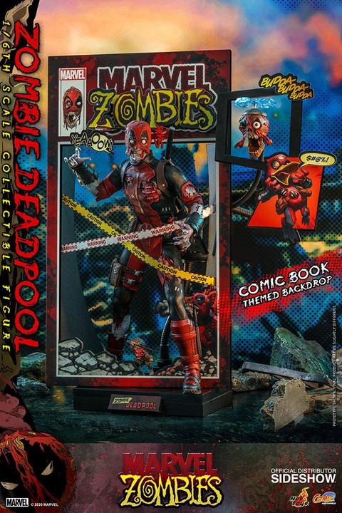 Immagine prodotto Hot Toys Marvel Zombies "Zombie Deadpool", personaggio d'azione del fumetto Masterpiece