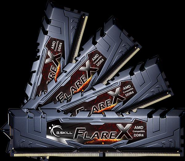 Actual product image G.Skill Flare X (4 x 16GB, 3200 MHz, DDR4-RAM, DIMM)