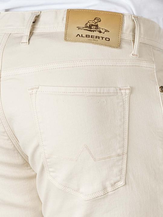 Actual product image Alberto Coloured Pipe Jeans Regular Fit Off White (W29/L32)