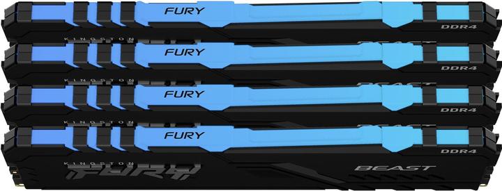 Actual product image Kingston FURY Beast RGB (4 x 8GB, 2666 MHz, DDR4-RAM, DIMM)